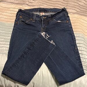 True Religion Dark Blue Skinny Jeans